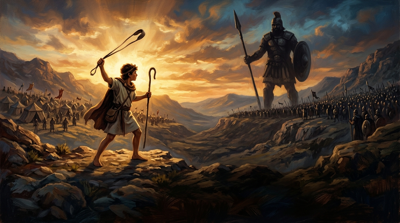 David and Goliath